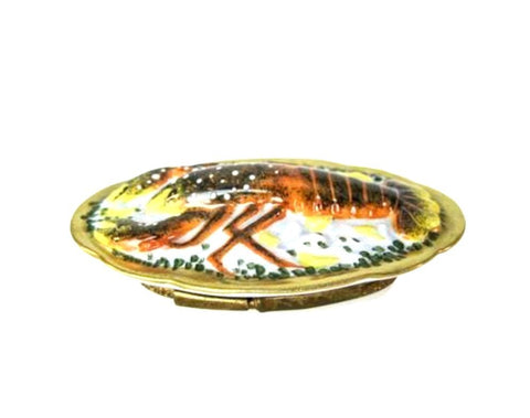 Lobster on Platter - EXTREMELY - Limoges Box