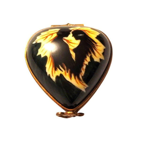 Man Woman Love Passion Fire Heart Limoges Box