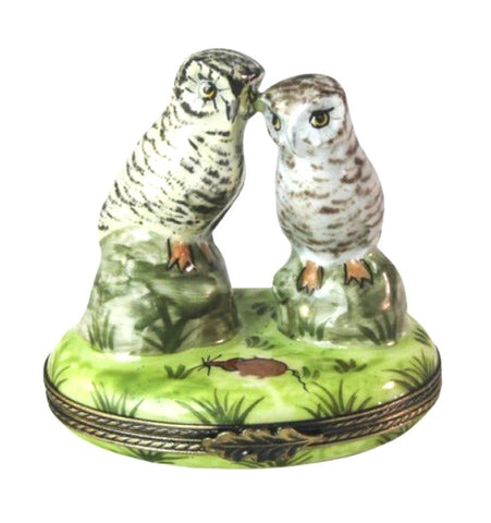 Owls Together - Limoges Box