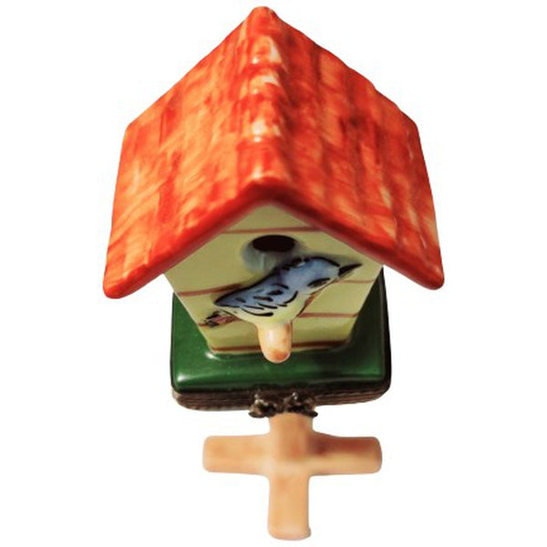 Bird House Tall Limoges Box
