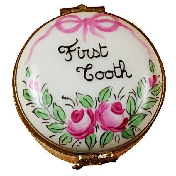 Pink First Tooth limoges box