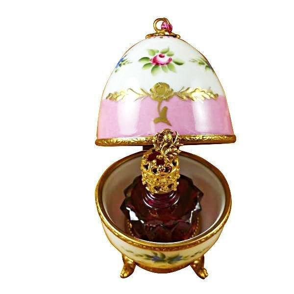 Pink Egg with Bottle limoges box