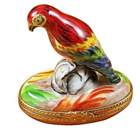 Red Parrot limoges box