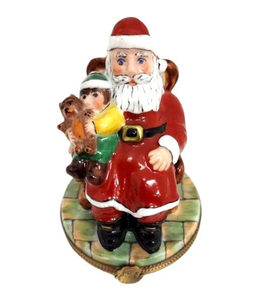 Red Santa with Child on Lap