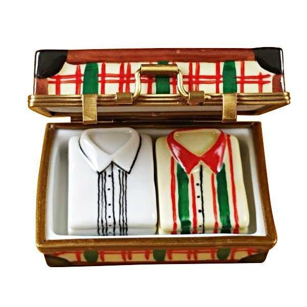 Suitcase with 2 Shirts limoges box