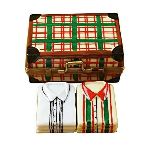 Suitcase with 2 Shirts limoges box