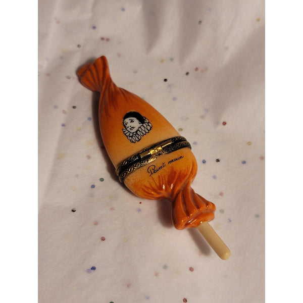 Sweet Candy Lollipop Orange Clown Wrapping