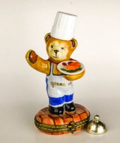 Teddy Bear Chef - Limoges Box