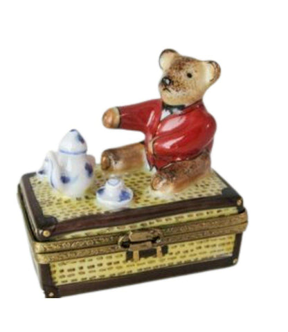 Teddy Bear Tea Party - Limoges Box