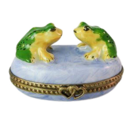 Two Frogs - Limoges Box