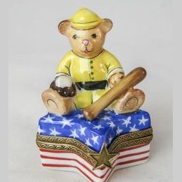 USA Teddy Bear Baseball Star